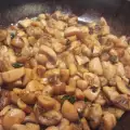 Печурки в масло на тиган