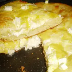 Лесна и вкусна питка със сирене и кашкавал