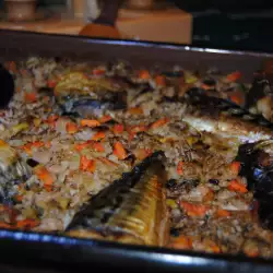 Рибник с ориз и скумрия