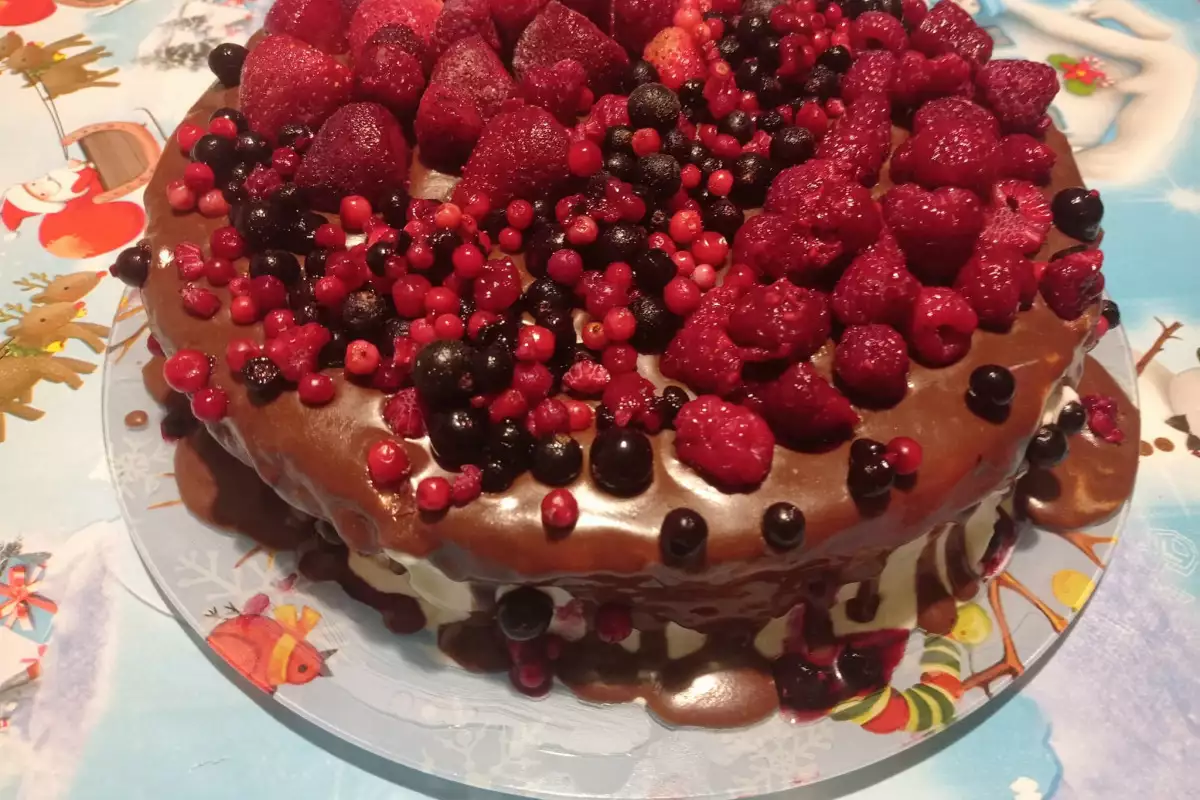 Домашна Шоколадова Торта с Готови Блатове