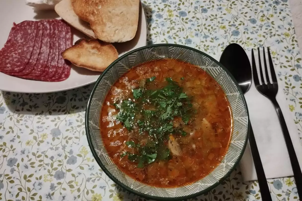 Гъбена Супа с Праз и Картофи