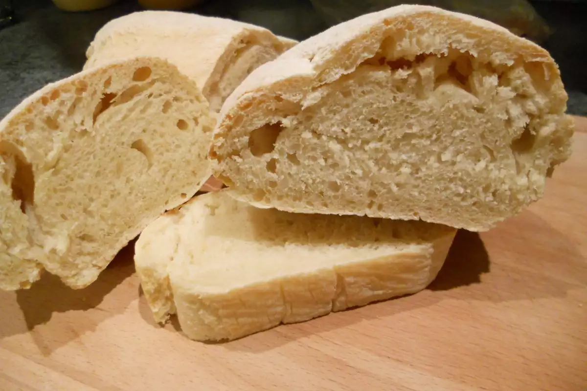 Хляб Чабата в Хлебопекарна