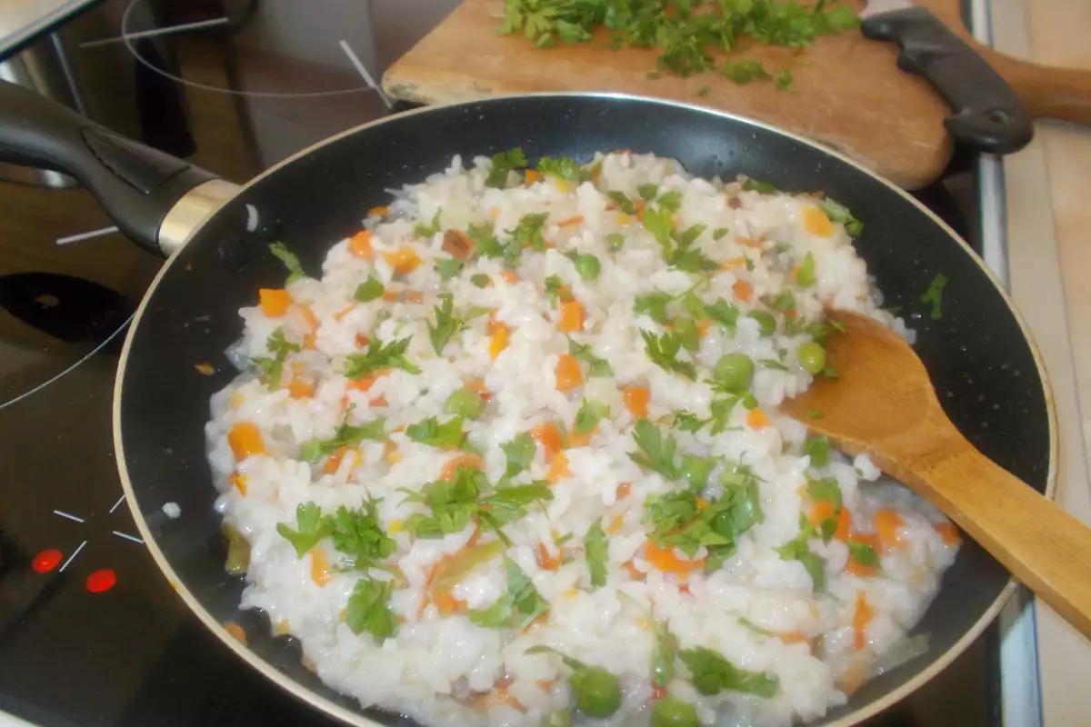 Ориз с Грах и Моркови