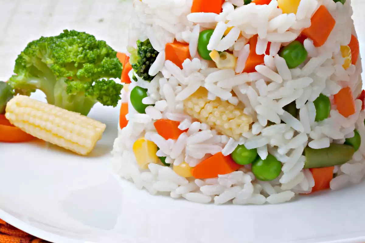 Ориз с Броколи и Зеленчуци