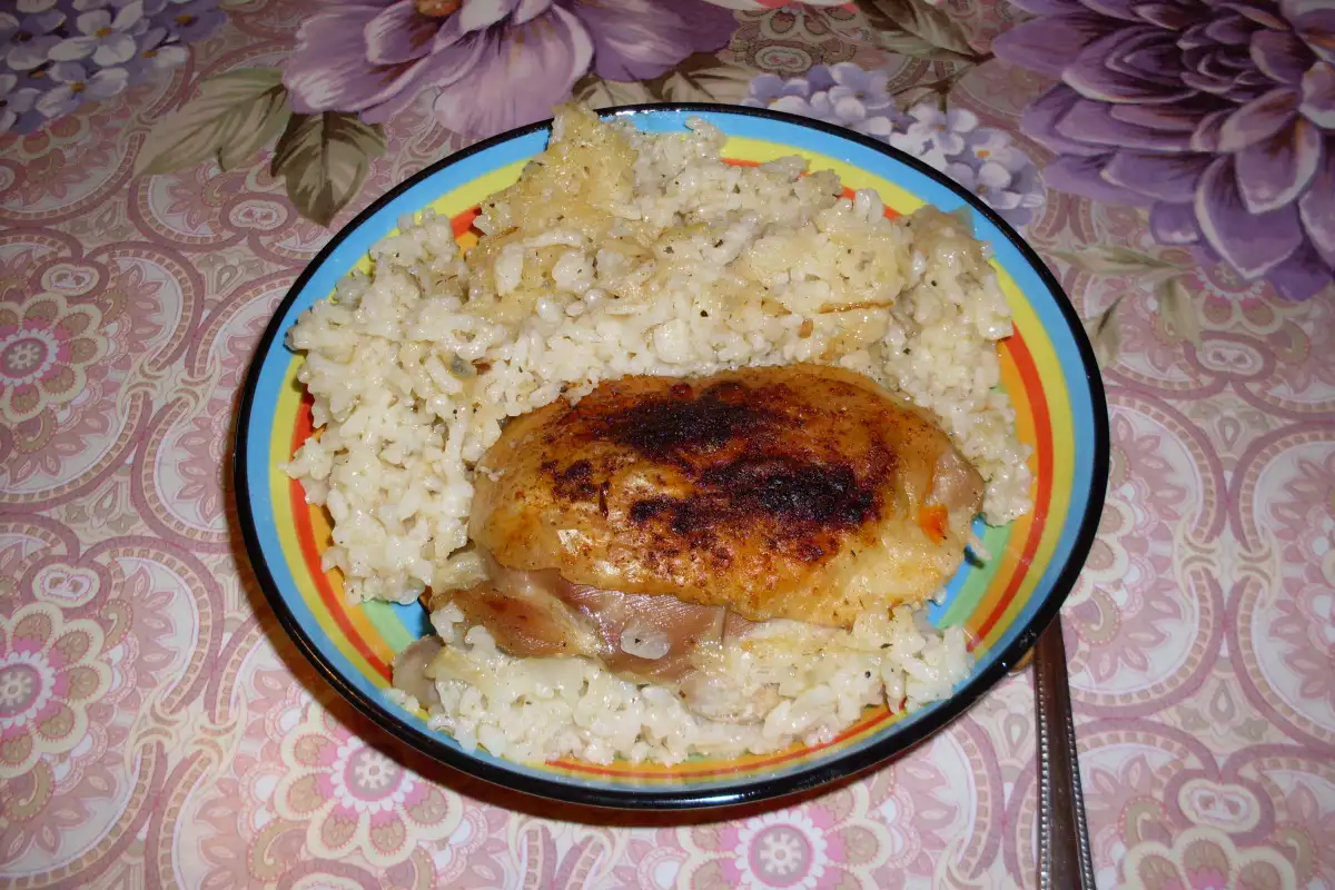 Пилешки Фенер с Ориз и Зеленчуци