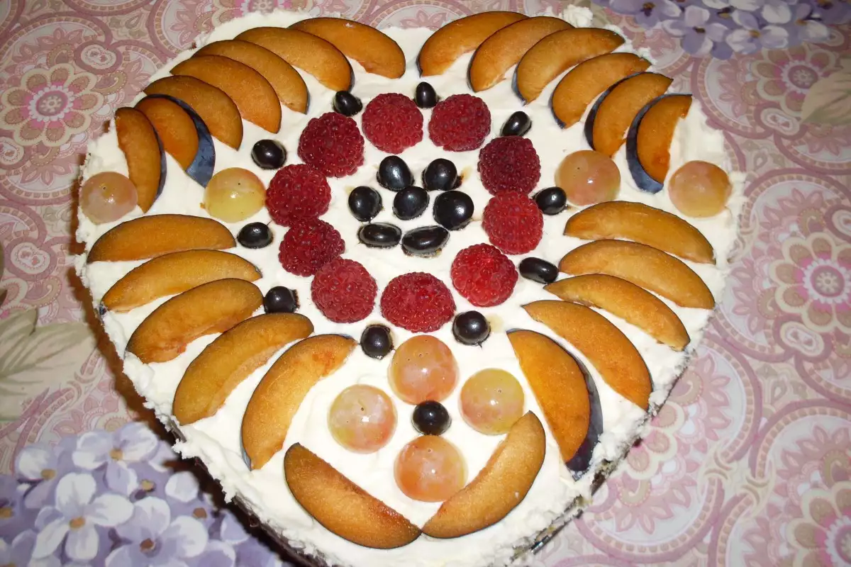 Плодова Торта с Желатин