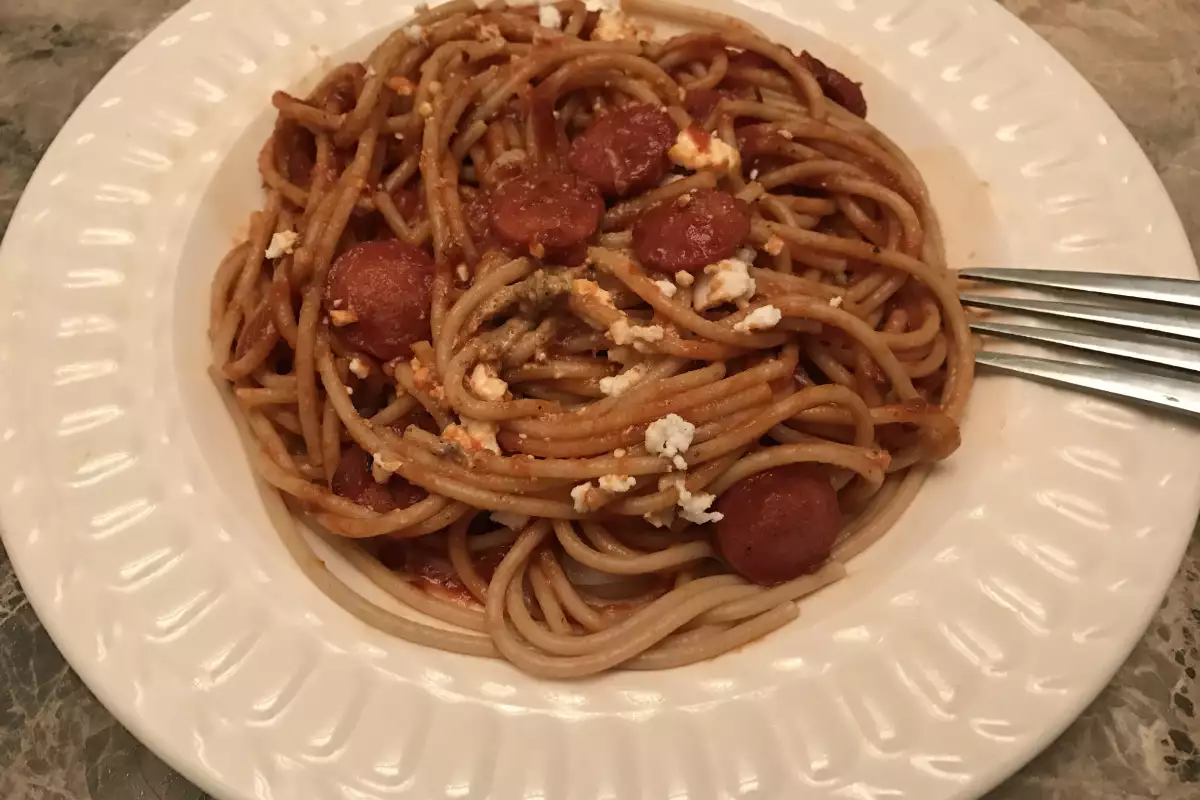 Бързи Спагети с Кетчуп