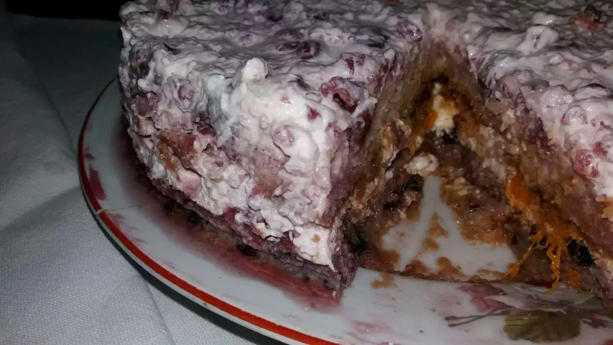 Торта с Пандишпанов Блат