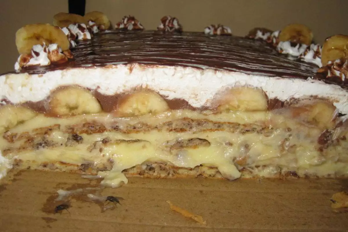 Лесна и Бърза Бананова Торта