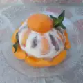 Желирано мляко с ориз и кайсии
