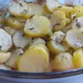 Печени картофи с праз