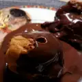 Десерт на Катерина Медичи (Шоколадов пудинг и профитероли)
