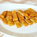Кето пръчици от тиквички на фурна