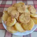 Панирани картофки с царевично брашно