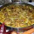 Домашно пиле с картофи и ориз