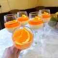 Портокалово парфе в чаши