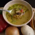Пролетна гъбена супа