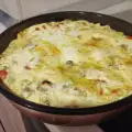 Запеканка с тиквички и пуешко месо