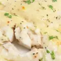 Печена скумрия с майонеза