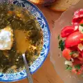 Зелена супа с булгур