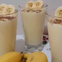 Бананов крем без яйца