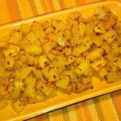 Диетични печени картофи с билки