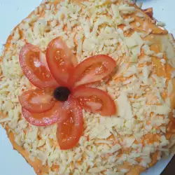 Мъжка солена палачинкова торта
