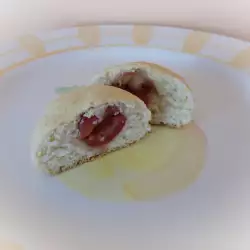 Оризови курабийки с черешки