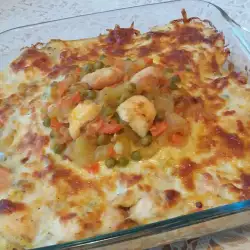 Пилешки гърди с Бешамел на фурна