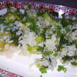 Ориз на тиган с броколи