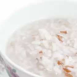 Бяла чорба с ориз