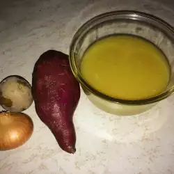 Здравословна кремсупа от сладки картофи