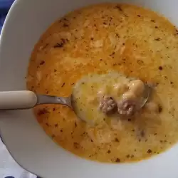 Супа с нахут и кисело мляко