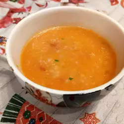 Супа от тиква, ориз и киноа за дете