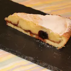 Плодов тарт със сладкарски крем и вишни