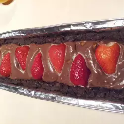 Шоколадов тарт с хрупкав блат и с ягоди