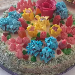 Сметанова торта Цветна градина