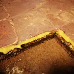 Торта с орехи и шоколад