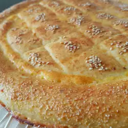 Плосък турски хляб с царевично брашно и грис