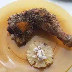 Пилешко бутче с ананас и кокос