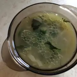 Зелена супа с коприва и нахут