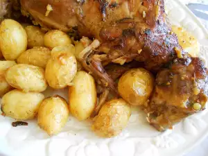 Печен заек