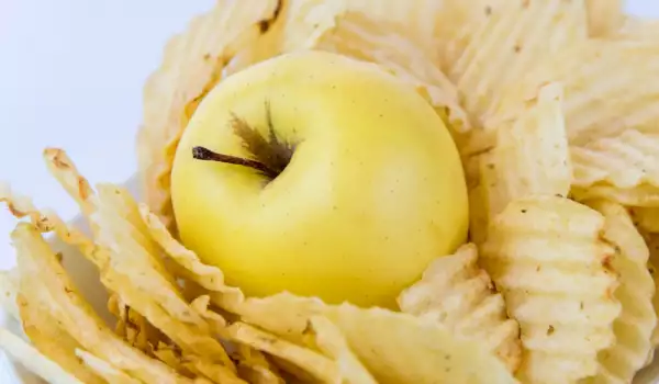 Ябълката срещу чипса