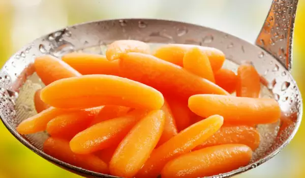 Как се бланшират моркови?