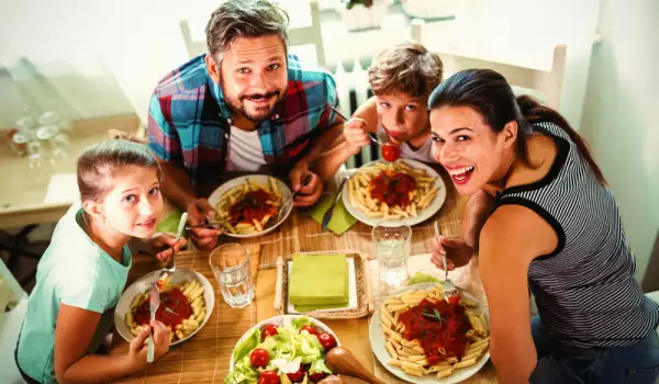 Дългосрочно меню за цялото семейство - закуска, обяд и вечеря