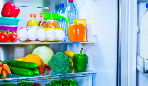 съхраняване на храни в хладилника