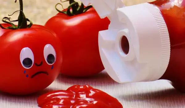 Какво съдържа кетчупът в магазина?