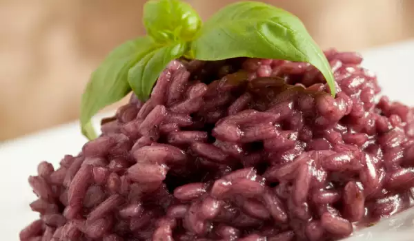 Ризото с червен ориз