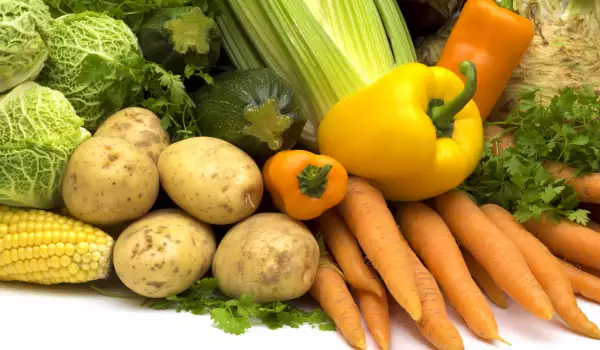 Зеленчуците са богати на сложни въглехидрати
