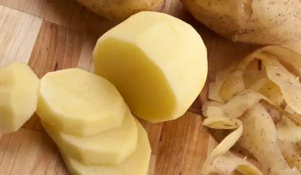 белени картофи